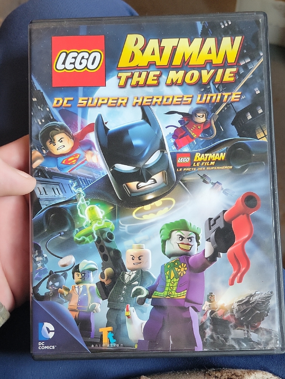 LEGO Batman The Movie DVD - Colorful LEGO Superheroes Cover